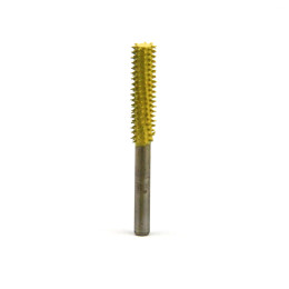Frez Saburrtooth cylinder 3,2x3,2x22 mm. Bezpieczna końcówka. Drobna ziarnistość.